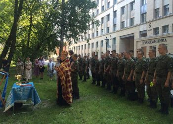 17 июля 2018 года в ВМА протоиерей Михаил Погиблов совершил молебен в день 100-летия гибели Евгения Боткина и семьи Романовых