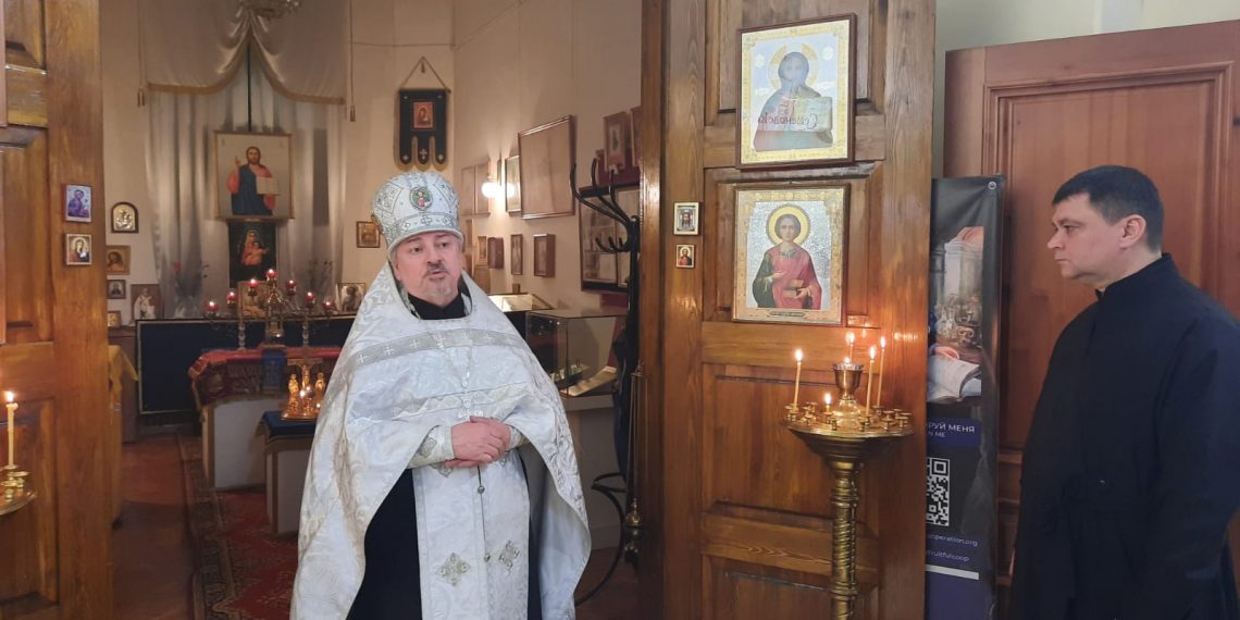 Панихида в Введенской часовне Военно-Медицинского музея