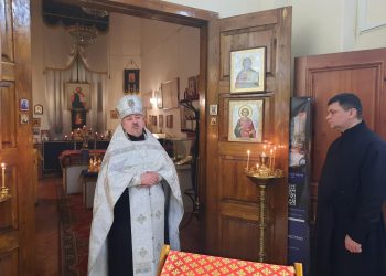 Панихида в Введенской часовне Военно-Медицинского музея