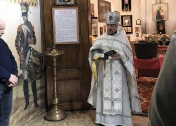 Водосвятный молебен в Введенской часовне